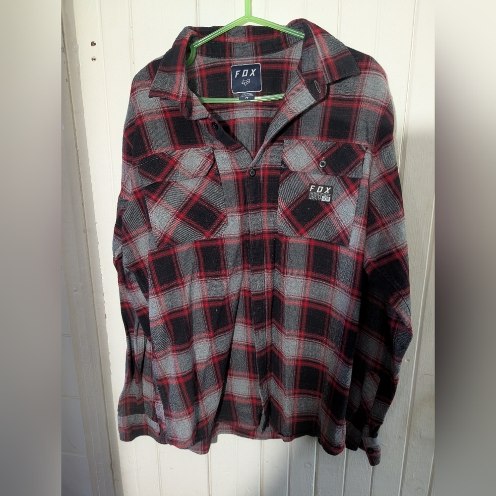 MEN'S FOX RACING PLAID SHIRT